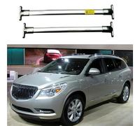 Roof Cross Bars 2PCS Cross Bar Crossbar For Buick For Enclave 2008-2017 Cargo Raised Roof Rail Rack Stainless Chrome Car Roof Bars Cross