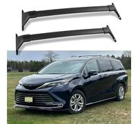 Roof Cross Bars 2PCS Crossbar Cross Bars For Sienna For XL40 2021-2024 Luggage Roof Rail Rack Aluminum Black Car Roof Bars Cross