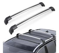 Roof Cross Bars 2pcs Roof Rack Ar Rails Bar Luggage Bars Top Cross Bar Rack Rail Boxes Aluminum Alloy For HRV 2016-2018 Car Roof Bars Cross