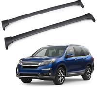 Roof Cross Bars 2PCS Roof Rack Cross Bar Rail For Pilot 2016-2022 Aluminum Alloy Luggage Roof Rack For Car Car Roof Bars Cross