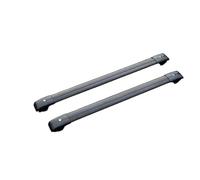 Roof Cross Bars Universal SUV Luggage Rack Aluminum Alloy Travel Luggage Crossbar Roof Rack Load-bearing Crossbar Rack Car Roof Bars Cross(Black)