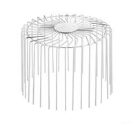 Roof Drain Stainless Steel Downpipe Filter Gutter Guard Device to Protect Against Leaves and Debris, Smooth Drainage Operation (180cm tube)