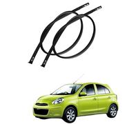 Roof Drip Moulding Seal Kit for Nissan March 2010-2015 OE: 73853-1HM0A 73852-1HM0A - Direct Replacement Rubber Weatherstrip Channel Guard Trim for Waterproofing