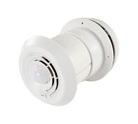 Roof Fans, Caravan Accessories RV Fan Roof Air Vent Grille Whit Fan Travel Trailer Van Cooling Air Vent Camper Motor Home Quiet Fan 12V(Strong Wind with LED)