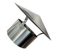 Roof Flue Pipe Chimney Cowl Cap - Rain Protection & Anti-Downdraught Solution for Enhanced Ventilation & Durability Weather-Resistant Design Easy Installation