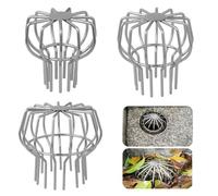 Roof Gutter Guard, 304 Stainless Steel Heavy Duty Anti-Blocking Downpipe Cover & Moss - Rustproof Leaf Strainer Mesh, Easy Fit Roof Drain Protector for Yards & Roof Tiles 3PCS(50mm/75mm/110mm)