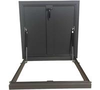 Roof Hatch Anti-Theft Door, Metal Attic Staircase Exit Cover, Roof Rainproof Skylight Cover(50 * 50cm)