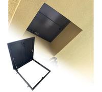 Roof Hatch Basement Security Door with Lockable Handle, Skylight Roof Hatch for Emergency Access, Flat Rooftop Access Hatch Cover, Exterior Doors for Home(23x30in(58x76cm))