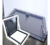Roof Hatch Basement Vent Access Security Door, Rooftop Hatch Cover Plate Rainproof, Manhole/Cellars Exit Cover with Sealing Gasket & Rotatable Handle(50x80cm-19.7x31.5)