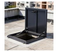 Roof Hatch，，Commercial Roof Hatch - Security Access Door with Switch Handle, Skylight Vent Cover, Attic Exit Lid, Cellar Access, Durable 39.4"x31.5" (100x80 cm)
