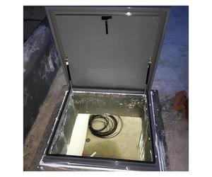 Roof Hatch，，Custom Roof Hatch Access Door, Flat Roof Security Panel, 20-38 Inch Sizes, Galvanized Metal, Rainproof Cover for Patio, Pergola, Attic Maintenance Exit