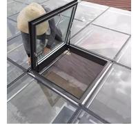 Roof Hatch，，Custom Skylight Roof Window Cover for Attics, Daylighting Egress Ventilation Hatch, Wide Open 78x118cm (30x46) Skylight Frame, Enhance Natural Light & Ventilation