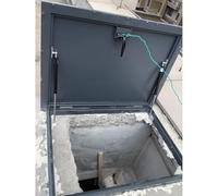 Roof Hatch，，Customizable Skylight Cover for Sloped & Flat Roofs, Highly Sealed Maintenance Hatch with Accessories, Universal Outdoor Roof Cover (95x75cm/37.4x29.5in)