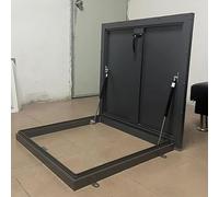 Roof Hatch Galvanized Rooftop Access Hatch Door Cover, Attic Basement Cellar Stairs Outlet Lid, Rooftop Maintenance Hatch with Gas Shock Strut & Handle(90x60cm-35.4x23.6)