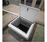 Roof Hatch Large Roof Security Hatch Window Attic/Basement Exit Cover for Versatile Access Door Waterproof Loft Hatch(in 90 * 90cm)