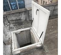 Roof Hatch Roof Hatch Access Cover, Cellar Vent Access Door with Switch Type Handle, Attic Basement Stairs Outlet Lid, Egress Window Cap for Home Warehouse(100x70cm-39.4x27.6)