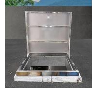 Roof Hatch Roof Portable Durable Large Skylights Roof Windows Roof Hatch Deck Rainproof Flat Roof Lighting Well Window For Hallway Loft Stairway Garage,A,Inner 65x90cm