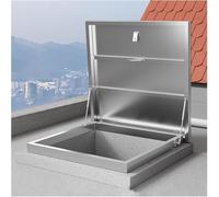 Roof Hatch Roof Portable Durable Roof Hatch Lockable Handle Access Door With Hydraulic Support Rod Roof Vent For Residential Use,A,Inner 70x75cm