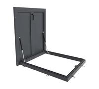 Roof Hatch Roof Security Door Aluminum Alloy Attic Door, Waterproof Skylight Roof Window, Emergency Access Lid, Wellhead Lid, Cellar Cover(55x55cm/21.7x21.7in)