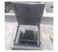 Roof Hatch, Square Access Lid Security Door,Rooftop Hatch Cover with Internal Handle and Lock Latch Rainproof(LXW-80x50cm/31.5x19.7in)
