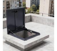 Roof Hatch Weatherproof Roof Hatch Cover with Sealing Strip, Rooftop Maintenance Hatch for Attic or Building Maintenance, Basement Window Well Covers(20x32in(51x81cm))