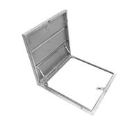 Roof Hatch with Lock Design, Stainless Steel Roof Access Hatchs, Emergency Access Security Doors, with Gas Strut Rods, for Home Industries, Commercial Buildings(70cm/27.5in)
