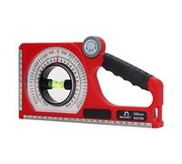 Roof Pitch Angle Finder, Inclinometer Angle Finder Meter Gauge Magnetic Protractor ABS with Bubble Level Tool Professional Accessories