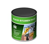 Roof Pro Bitumen Paint Black Matt Exterior Waterproofing Paint, 1L