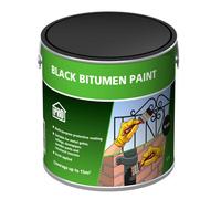 Roof Pro Bitumen Paint Black Matt Exterior Waterproofing Paint, 2.5L