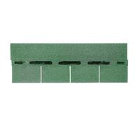 Roof Pro Green Square Roof Shingle (L)1M (W)340mm, Pack Of 16