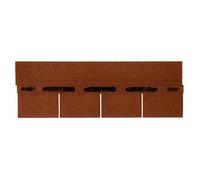 Roof Pro Red Square Roof Shingle (L)1M (W)340mm, Pack Of 16