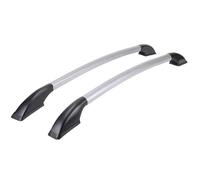 Roof Rack 1.8Modification Aluminum Alloy Perforated Roof On Both Sides Of The Car Luggage Rack Decorative Roof Rack Railing Bar for Cars(1.4M silvery)