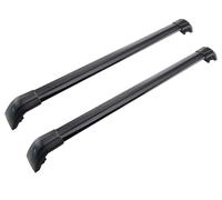 Roof Rack 2PC Cross Bars For BMW X5 G05 2019-2025 Crossbar Luggage Carrier Roof Rack Rail Lockable Cargo(Black)