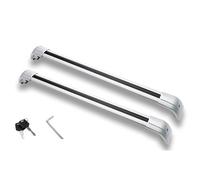 Roof Rack 2PCS For Isuzu MUX For MU-X 2021 2022 2023 2024 2025 Crossbars Cross Bars Roof Rail Rack Lockable Aluminum Alloy Car Luggage Rack(Silver)
