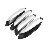 Roof Rack Bars For Toyota For RAV4 2013 2014 2015 2016 2017 2018 Roof Rack Rail End Cover Shell Cap Replacement ABS Black Silver 4PC Car Roof Rack