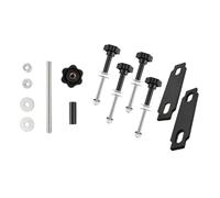 Roof Rack Base Plate Side Skid Release Mounting Kit for Thule | Secure roof rack fit with durable base plates & threaded rods; easy side skid release for stable cargo mounting.