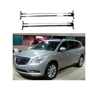 Roof Rack Cross Bar Crossbar Compatible for Buick Enclave 2008-2017 Cargo Carrier Raised Roof Rail Rack Stainless Chrome