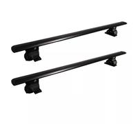 Roof Rack Cross Bars 2PCS Cross Bar Black Fits For Chevy For Silverado EV 2024-2026 Bare Roof Luggage Cargo Theft Locks No Rack Rails
