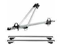 Roof Rack Cross Bars Bike Rack Roof Set For Toyota For Yaris For Verso 1999-2005, Silver, 3pcs