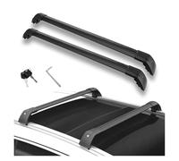 Roof Rack Cross Bars Crossbars Cross Bars Roof Rail Rack Lockable Aluminum Alloy For LAND For ROVER For RANGE For 2013-2022 Roof Bars(Black)
