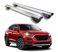 Roof Rack Cross Bars for Hyundai Tucson 2016 2017 2018 2019 2020-2025, Heavy Duty Aluminum Roof Rails Crossbars Rooftop for Ski Kayak Bike Basket,Silver
