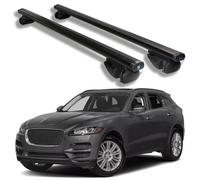 Roof Rack Cross Bars for Jaguar F-Pace 2016 2017 2018 2019 2020-2025, Heavy Duty Aluminum Roof Rails Crossbars Rooftop for Ski Kayak Bike Basket,Black
