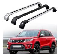 Roof Rack Cross Bars for Suzuki Vitara 2015-2019, Car Top Crossbars Aluminium with Lock Cargo Luggage Rack Carrier Bar for Running Rails,Black-1 Pair