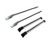 Roof Rack Crossbars 4PCS Roof Rail Racks Cross Bars Luggage Carrier Set Silver For Land For Rover For Discovery 4 LR4 2010-2015 2016 Roof Bars