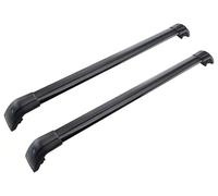 Roof Rack For Chevrolet For Suburban 2021-2025 2PC Cross Bars Luggage Carrier Roof Rack Rail Carrier Lockable Cargo Bars Rooftop Luggage Holder(Black)