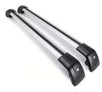 Roof Rack For Chevrolet For Suburban 2021-2025 2PC Cross Bars Luggage Carrier Roof Rack Rail Carrier Lockable Cargo Bars Rooftop Luggage Holder(Silver Black)