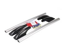 Roof Rack For Chevy For Spark Hatchback Car Aluminum Alloy Roof Rack Luggage Carrier Bar Accessories Luggage Rack(Silverblack)