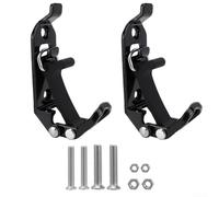 Roof Rack Mount Kit, Metal Rubber Clamps Tool Holder Equipment Fixing System With Quick Release Mechanism For Vehicle Storage(2pcs)