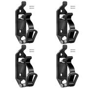 Roof Rack Mount Kits, Roof Box Brackets 2/4PCS Shovel Holder Car Luggage Rack Holder Tool Quick Release Clamp Shovel Ax Wall Mount Bracket Car Trailer RV Boat(Black 4PCS)