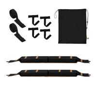 Roof Rack Pads - Canoe Ladder Luggage Carrier,with Tie Down Straps and Storage Bag, Anti-Slip Cushion for Truck Surfing Trips Kayak